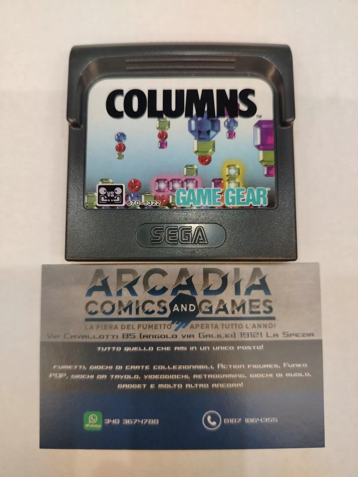 Columns Game Gear Sega PAL Loose Solo Cartuccia